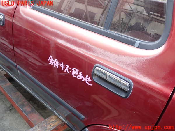 1UPJ-9230851320]ハイラックスサーフ N130系 4ドア(YN130G)左後ドア 中古 ASAHI M284 43R-00034_2