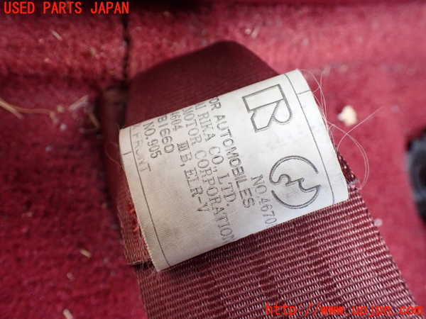1UPJ-9230857075]ハイラックスサーフ N130系 4ドア(YN130G)助手席シートベルト 中古_4