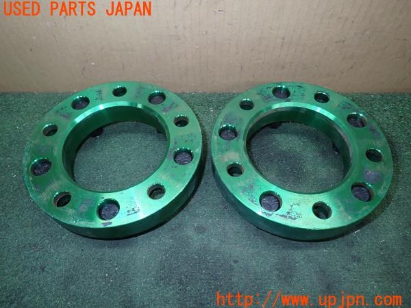 3UPJ=9230860971]ランクル100(UZJ100W)前期 社外 ワイドトレッドスペーサー① 30mm PCD150 5穴 ハブ径110mm 中古_3