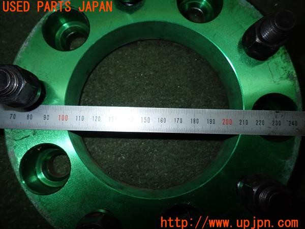 3UPJ=9230860971]ランクル100(UZJ100W)前期 社外 ワイドトレッドスペーサー① 30mm PCD150 5穴 ハブ径110mm 中古_4