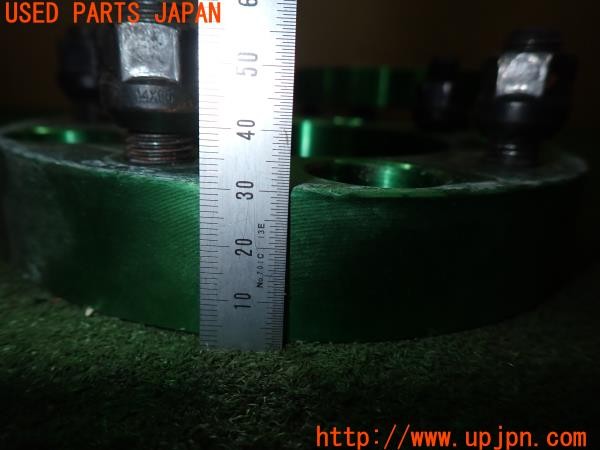 3UPJ=9230860971]ランクル100(UZJ100W)前期 社外 ワイドトレッドスペーサー① 30mm PCD150 5穴 ハブ径110mm 中古_5