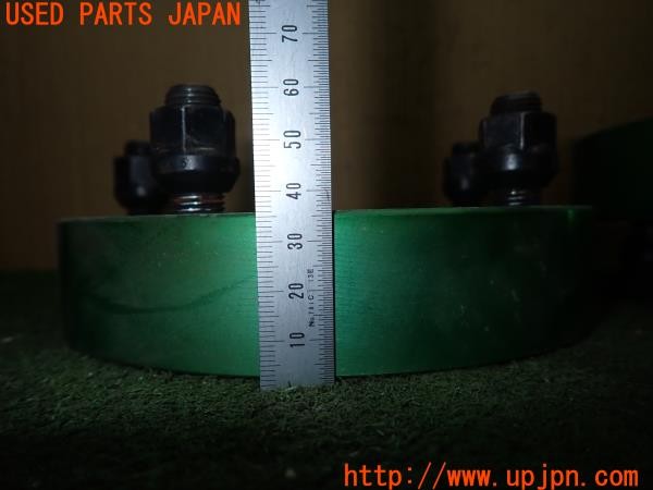 3UPJ=9230860972]ランクル100(UZJ100W)前期 社外 ワイドトレッドスペーサー② 35mm PCD150 5穴 ハブ径110mm 中古_5