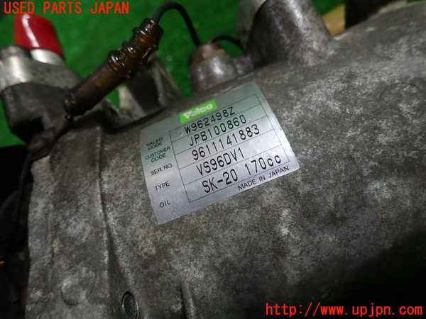 1UPJ-9230886025]MG・MGF(RD18K)エアコンコンプレッサー 中古_3