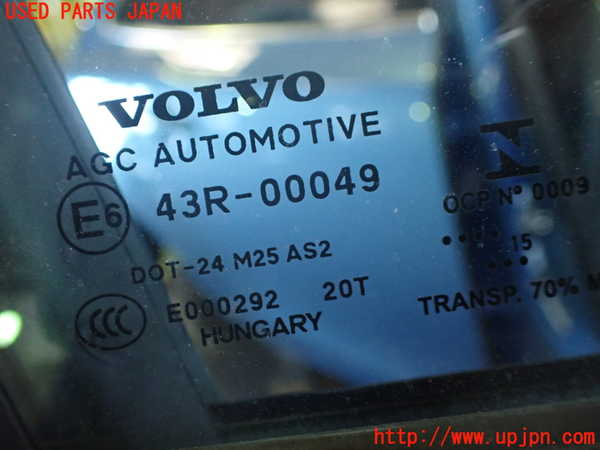 1UPJ-9230891230]ボルボ・V40(MD4204T)右前ドア AGC M25 中古_4