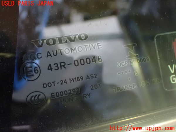1UPJ-9230891320]ボルボ・V40(MD4204T)左後ドア AGC M189 中古_2