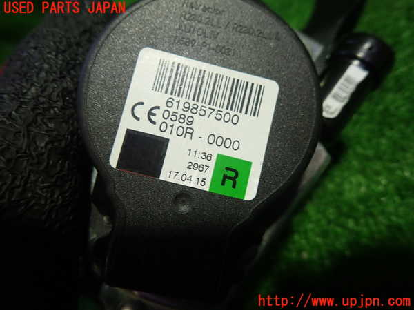 1UPJ-9230897045]ボルボ・V40(MD4204T)運転席シートベルト 中古_2