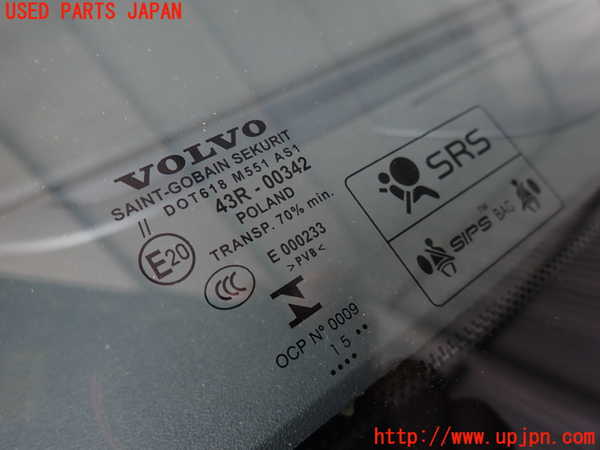 2UPJ-9230921195]ボルボ・V60 クロスカントリー(FD4204T)フロントガラス (43R-00342 M551) 中古_4