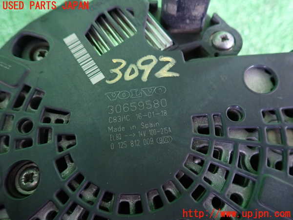 2UPJ-9230926015]ボルボ・V60 クロスカントリー(FD4204T)オルタネーター(ダイナモ) 中古_3
