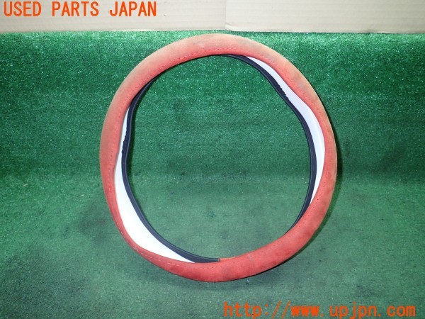 3UPJ=9230930001]レヴォーグ 1.6 STI Sport EyeSight(VM4 F型)後期 MOMO モモ COMFORT MICROFIBER 37×8.2 ハンドルカバー  中古_2