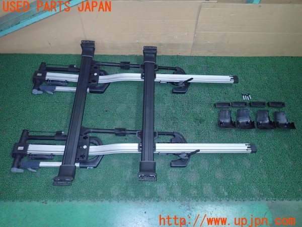 3UPJ=9230930064]レヴォーグ 1.6 STI Sport EyeSight(VM4 F型)後期 THULE スーリー ルーフレール サイクルキャリア付き 中古_3