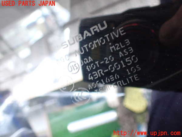 2UPJ-9230931382]レヴォーグ(VM4)左クォーターガラス 中古(43R-00150 M2L3)_2