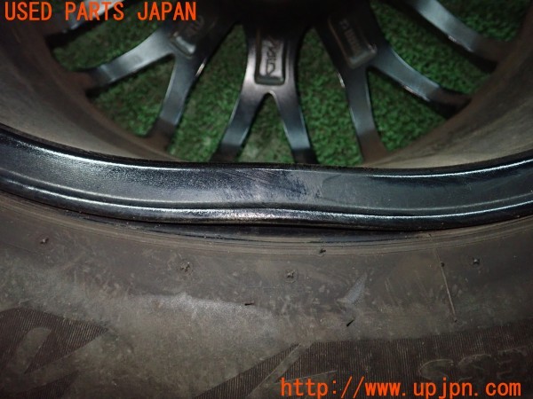 3UPJ=9230940919]アウトランダーPHEV(GN0W)MID VERTEC ONE ヴァーテックワン EXE10 タイヤホイール 18×8J +42 PCD114.3 5穴 4本 中古_4