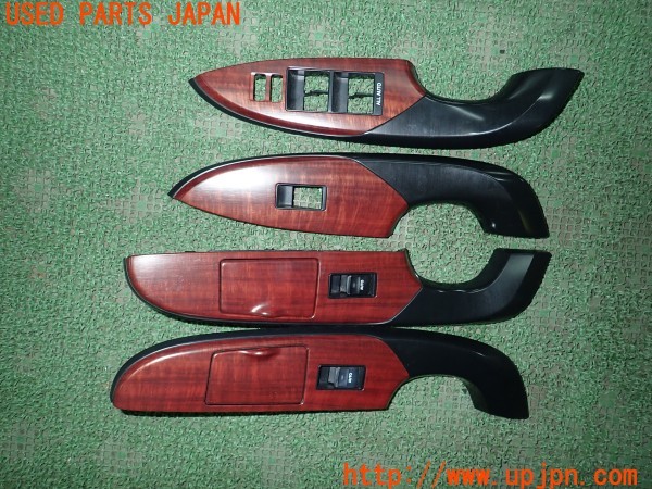 3UPJ=9230960645]クラウンロイヤル(GRS200)前期 純正 木目調 内装パネル シフトパネル ウィンンドウスイッチパネル 吹き出し口 中古_2