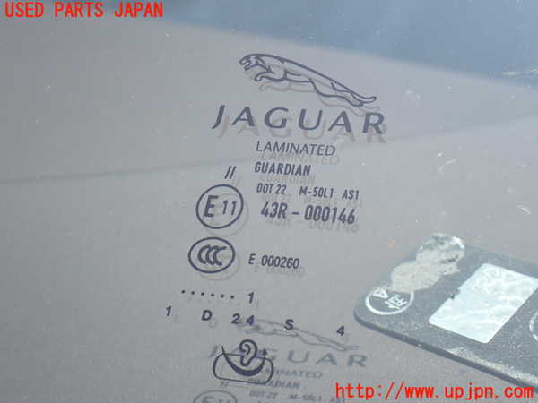 2UPJ-9230971195]ジャガー・XJ(J12LA)フロントガラス (43R-000146 M-50L1) 中古_4