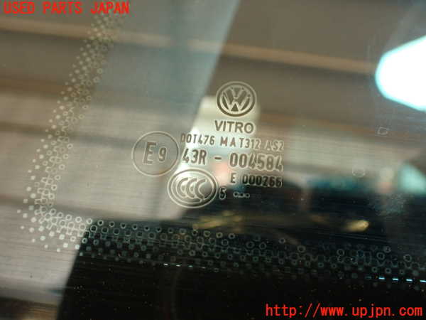 2UPJ-9230981382]VW ザ･ビートル(16CBZ)左クォーターガラス (43R-004584 MAT312) 中古_2
