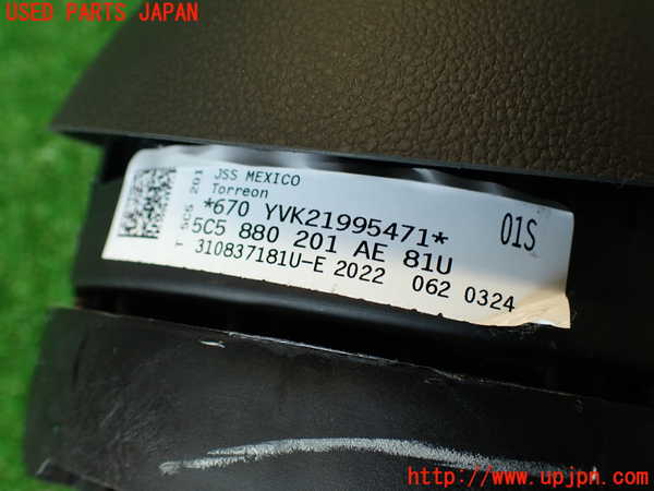 2UPJ-9230987865]VW ザ･ビートル(16CBZ)運転席側エアバッグカバー 中古_5