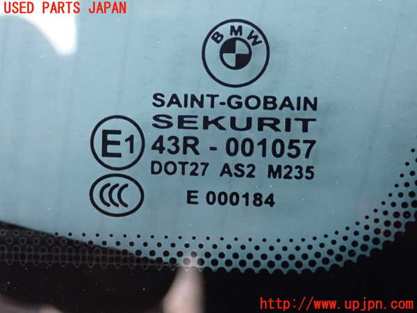 2UPJ-9230991380]BMW 320d ツーリング(8C20)右クォーターガラス (43R-001057) 中古 (F31)_3