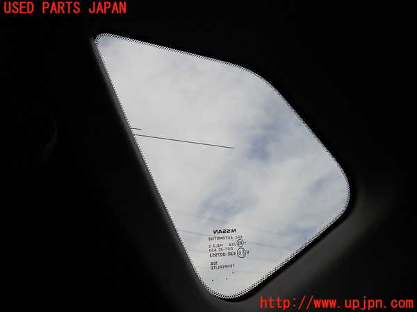 2UPJ-9231001380]エクストレイル(NT32)右クォーターガラス 中古(43R-007953 M2L3)_3
