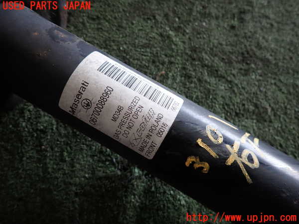 2UPJ-9231015015]マセラティ・ギブリ(MG30D)右フロントストラット 中古_2