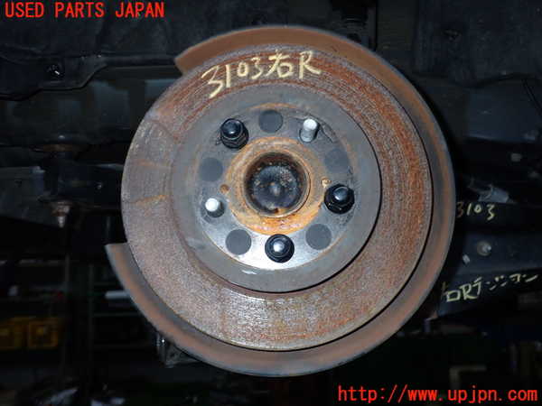 2UPJ-9231034300]プリウスPHV(ZVW52)右リアナックルハブ 中古_2