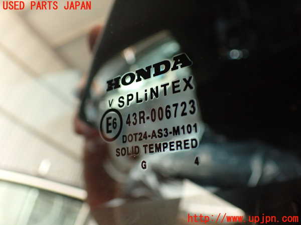 2UPJ-9231051382]シビック タイプR(EP3)左クォーターガラス (43R-006723 M101) 中古_2