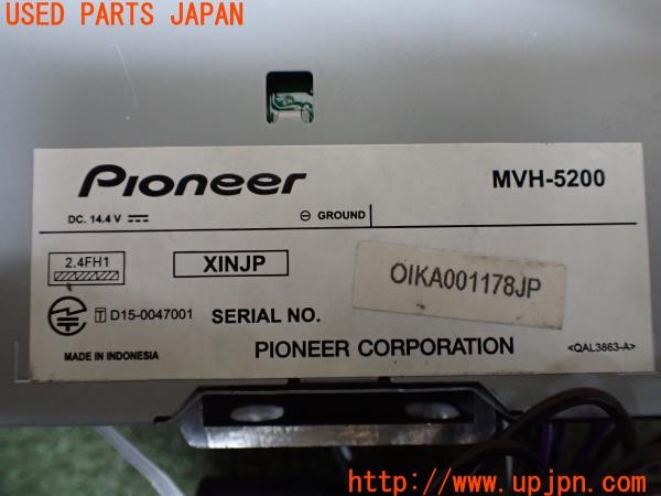 3UPJ=9231060518]アコード ユーロR(CL7)前期 carrozzeria カロッツェリア MVH-5200 CDプレーヤー 中古_4