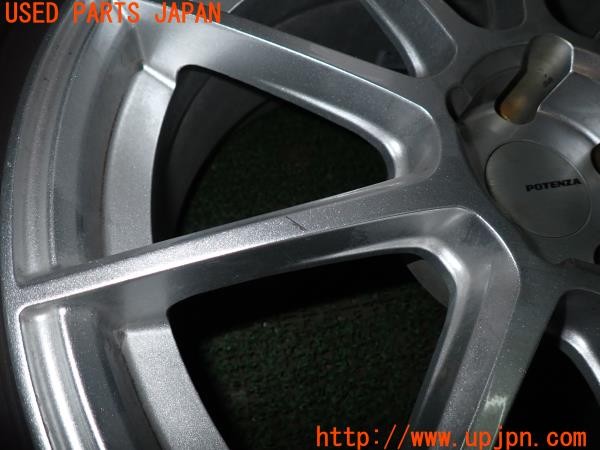 3UPJ=9231060962]アコード ユーロR(CL7)前期 BRIDGESTONE POTENZA ブリヂストン ポテンザ SW010 ホイール 18×8J +35 PCD114.3 5穴 2本 中古_3