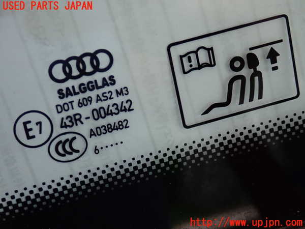2UPJ-9231071382]アウディ・TT クーペ(FVCJS)左クォーターガラス (43R-004342) 中古_3