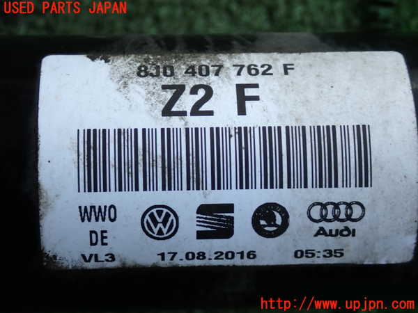 2UPJ-9231074010]アウディ・TT クーペ(FVCJS)右フロントドライブシャフト 中古_4