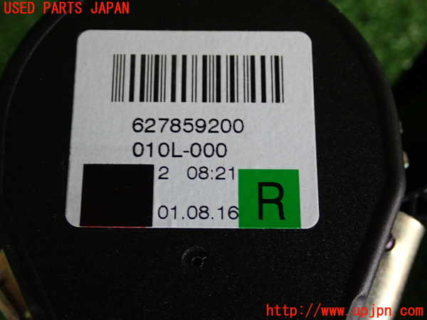 2UPJ-9231077155]アウディ・TT クーペ(FVCJS)右2列目シートベルト 中古_3
