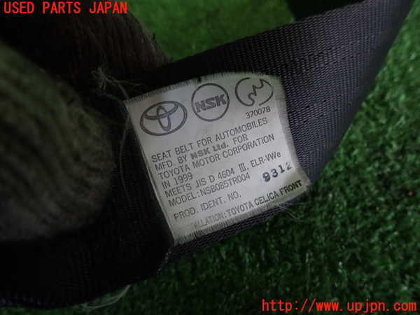 2UPJ-9231107045]セリカ GT-FOUR(ST205)運転席シートベルト 中古_2