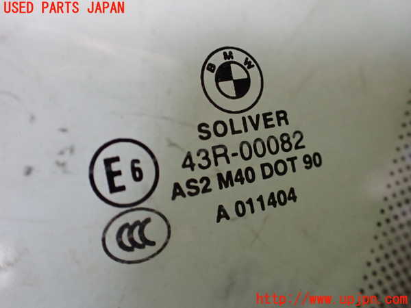2UPJ-9231121268]BMW Z4(LM25)(E89)左ドアガラス 中古(43R-00082 M40)_2