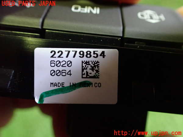 2UPJ-9231136308]キャデラック・ATS(A1SL)スイッチ3 (HUD、インフォメーション他) 中古_3