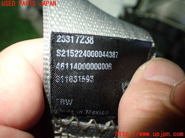 2UPJ-9231137075]キャデラック・ATS(A1SL)助手席シートベルト 中古_3