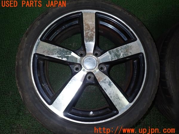 3UPJ=9231140918]アルテッツァ RS200(SXE10)前期 SMACK CORSAIR スマック コルセア ホイール 17×7J +48 PCD114.3 5穴 2本 中古_2