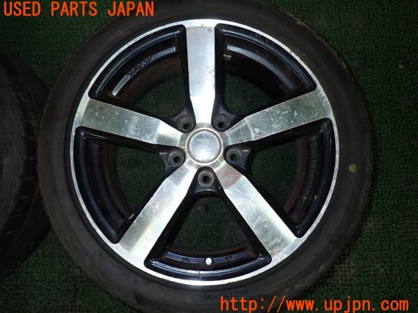 3UPJ=9231140918]アルテッツァ RS200(SXE10)前期 SMACK CORSAIR スマック コルセア ホイール 17×7J +48 PCD114.3 5穴 2本 中古_3