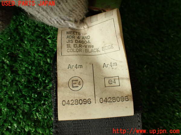 2UPJ-9231147155]アルテッツァ(SXE10)右2列目シートベルト 中古_4