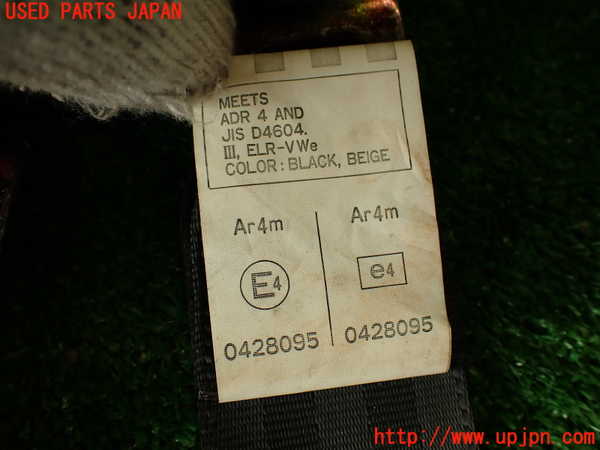 2UPJ-9231147135]アルテッツァ(SXE10)真中2列目シートベルト 中古_5