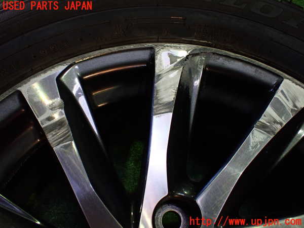 1UPJ-9231159036]ヴェルファイアハイブリッド(AYH30W)タイヤ　ホイール　1本① 225/60R17 中古_2