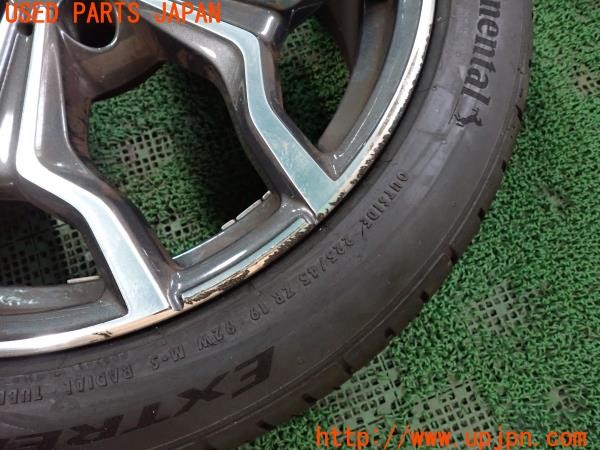 3UPJ=9231160907]BMW X2 MスポーツX(YK20 F39)純正 8009759 タイヤホイール 19×8J +47 PCD112 5穴 4本 中古_4