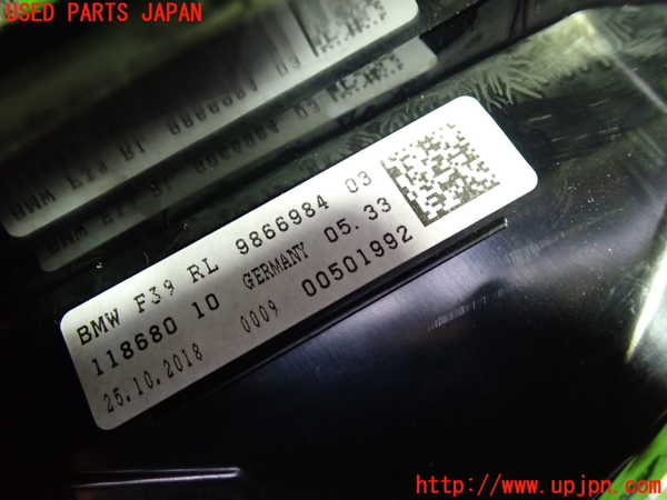 1UPJ-9231166239]BMW X2(YK20 F39)メーター・その他 中古_2