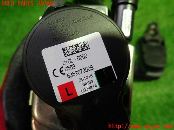 1UPJ-9231167075]BMW X2(YK20 F39)助手席シートベルト 中古_2