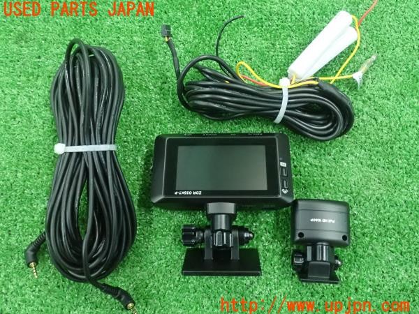 3UPJ=9231180579]ルノー キャプチャー(HJBH5H)COMTEC コムテック ZDR035KT-P ドライブレコーダー ドラレコ 前後2カメラ 中古_2