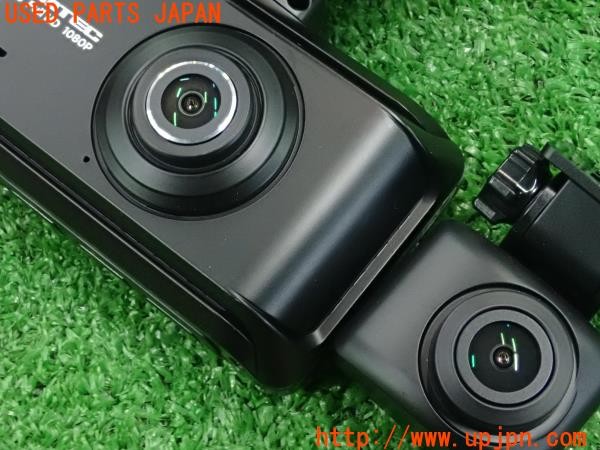 3UPJ=9231180579]ルノー キャプチャー(HJBH5H)COMTEC コムテック ZDR035KT-P ドライブレコーダー ドラレコ 前後2カメラ 中古_3