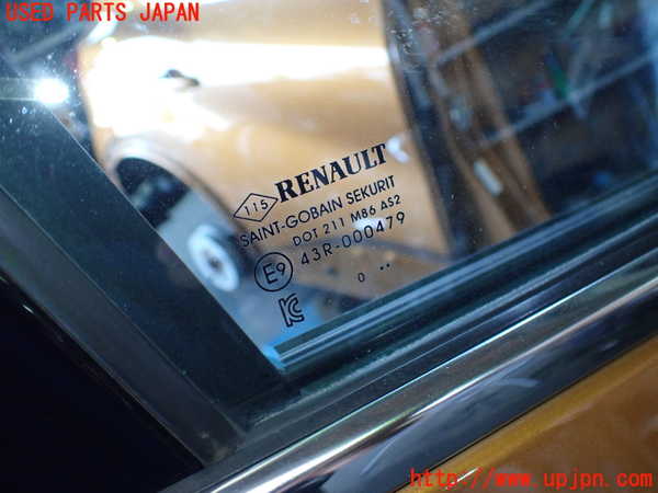 1UPJ-9231181230]ルノー・キャプチャー(HJBH5H)右前ドア 中古 SAINT-GOBAIN SEKURIT M86 43R-000479_5