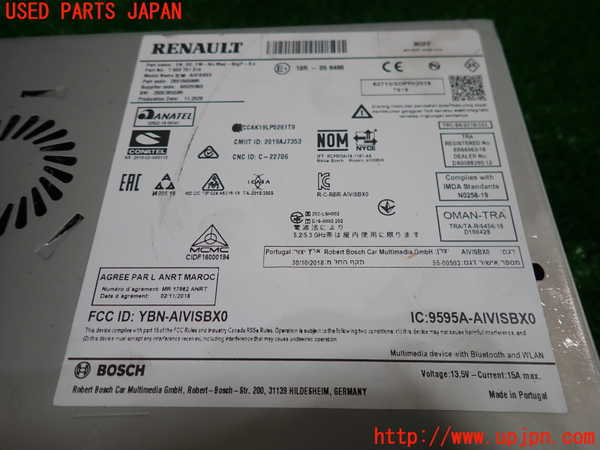 1UPJ-9231186589]ルノー・キャプチャー(HJBH5H)カーナビゲーション 中古_3
