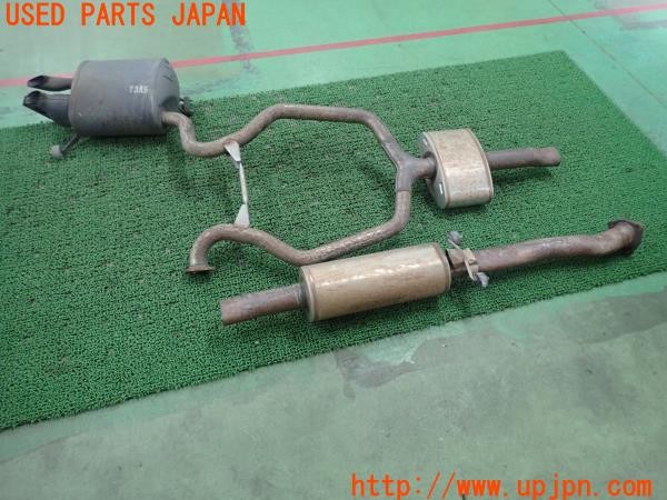 3UPJ=9231190152]レジェンド ハイブリッド(KC2)純正 リアマフラー カット済み 2分割 中古_2