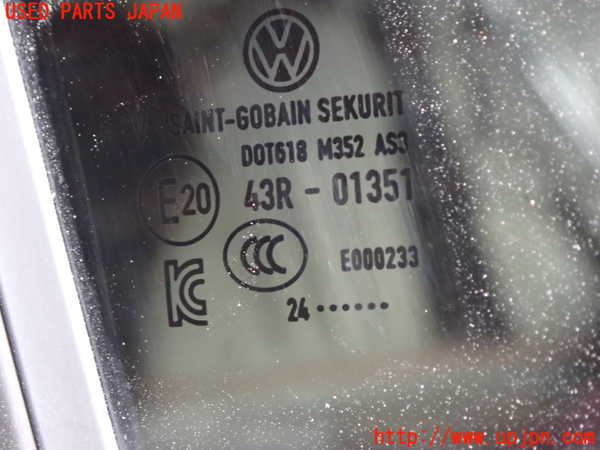 1UPJ-9231201290]VW ゴルフ ヴァリアント(CDDXDV)右後ドア ジャンク SAINT-GOBAIN SEKURIT M352 43R-01351_4