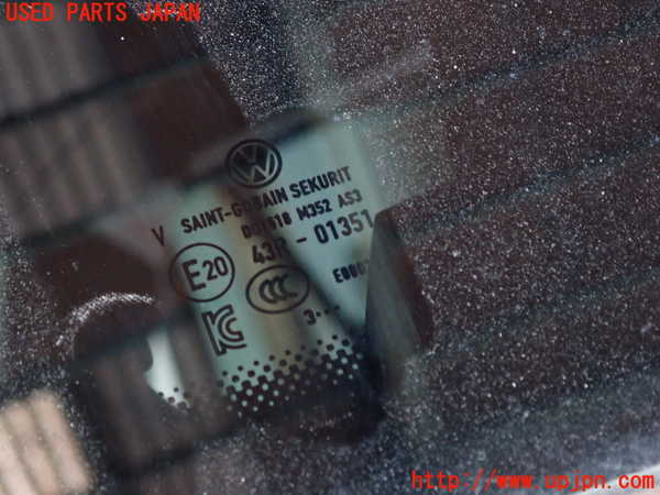 1UPJ-9231201380]VW ゴルフ ヴァリアント(CDDXDV)右クォーターガラス 中古 SAINT-GOBAIN SEKURIT M352 43R-01351_2