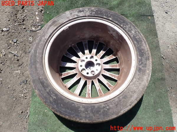 1UPJ-9231219041]ベンツ S ハイブリッド W221(221095)タイヤ　ホイール　1本① 255/45R18 中古_3